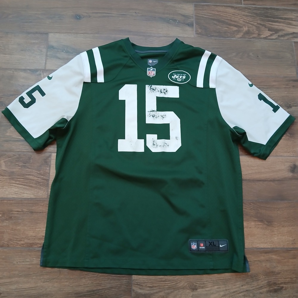New York Jets Jersey Mens Extra Large Green Nike NFL Tim Tebow #15 On Field